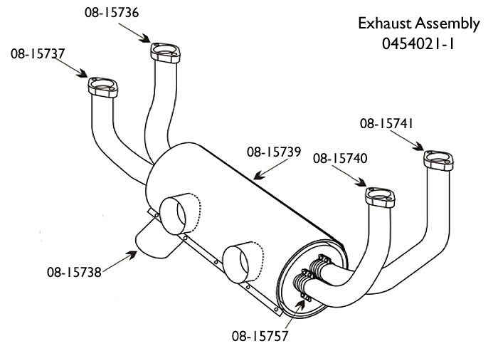 Aerotar C152 A152 OH Riser Left Rear