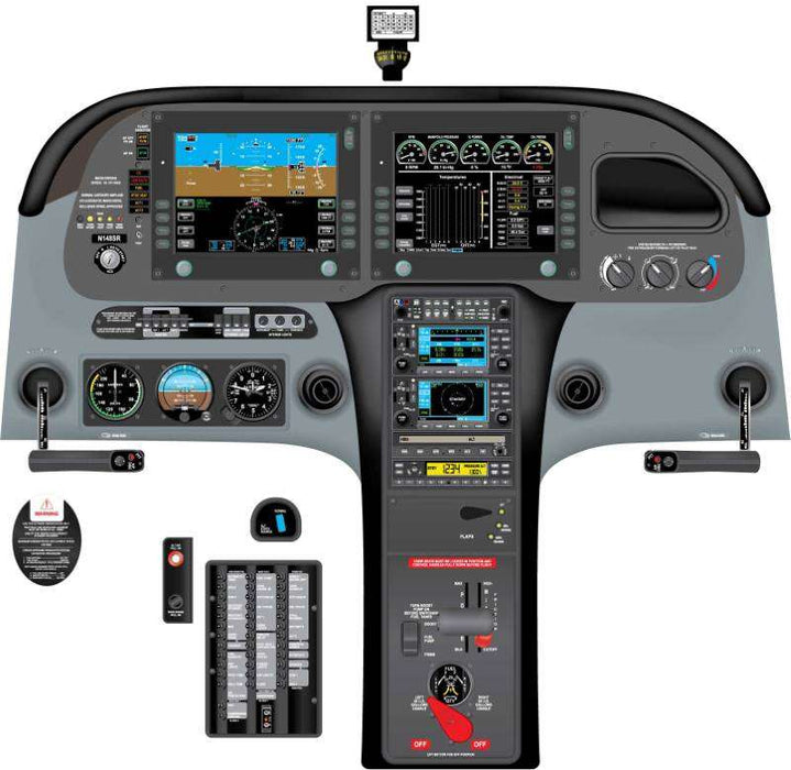 Aviation Training Graphics - Diamond DA42 Ng Cockpit Poster