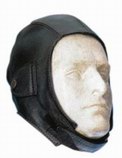 Helmet - 712 Goatskin Cotton Lined - Black Lrg