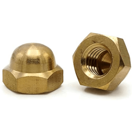 1/4-28 Acorn Nut Brass