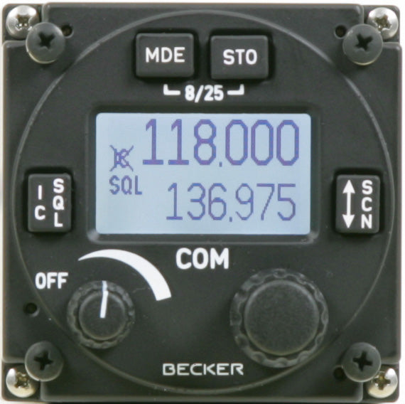 Becker VHF Remote Tranceiver 10 W 8.33/25 KHZ Spacing