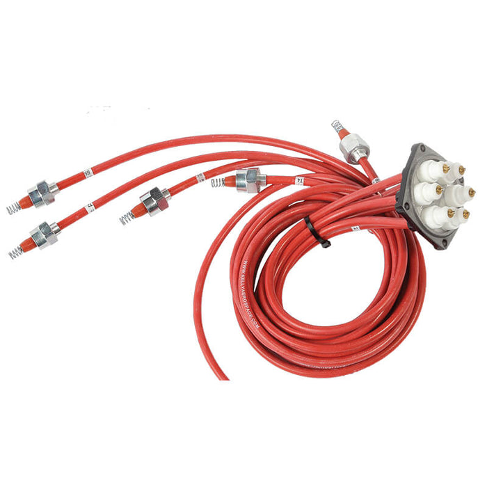 Powerup - Harness Complete Red 6CYL Straight 5/8 - New - KA12259