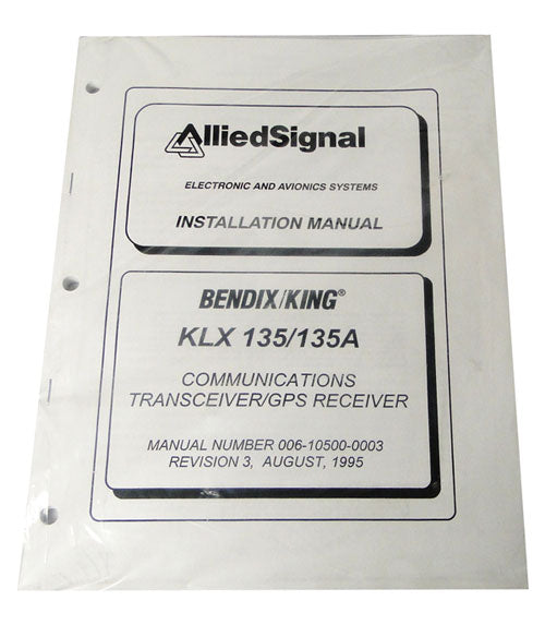 King KLX 135A Install Manual