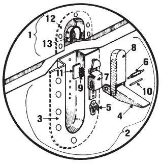 Cessna Cowl Latch Hook