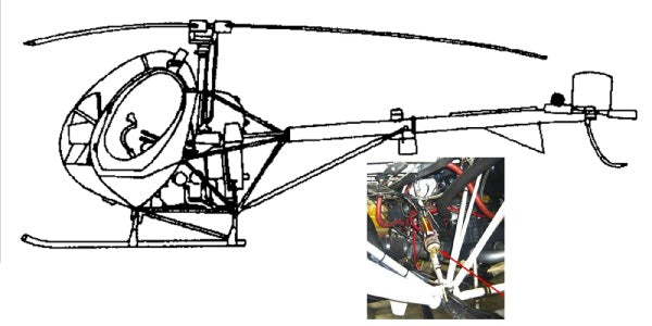 Tanis Heli-Preheat KIT - Schweizer/Sikorsky 269/300 - Standard (Cht Wells NOT Required) - 115 Volt TA2508-1