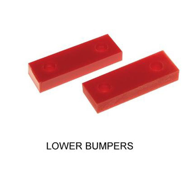 Lower RED Bumpers M1019