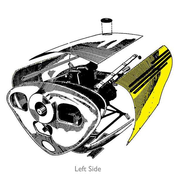 Ercoupe Camloc Side Cowl Right F40559-R