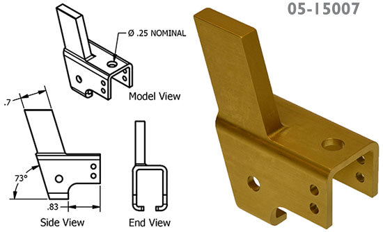 FWD RH MC1414104-65B Seat Roller Housing AND Bracket Assy