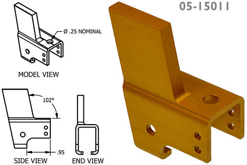 MC0700645-1 Left Seat Roller Housing FOR Cessna