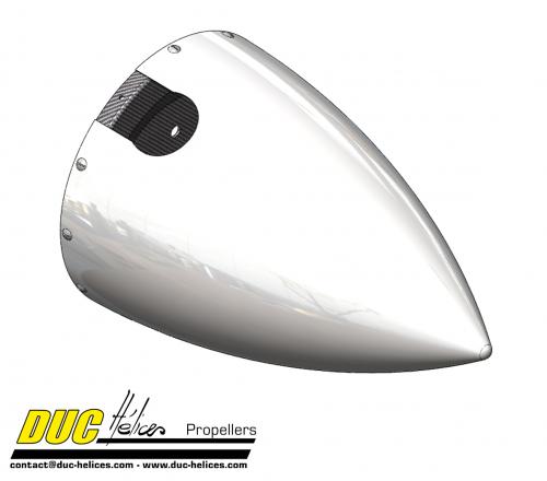 DUC 2 Blade White Spinner & Plate 270MM 01-70-124