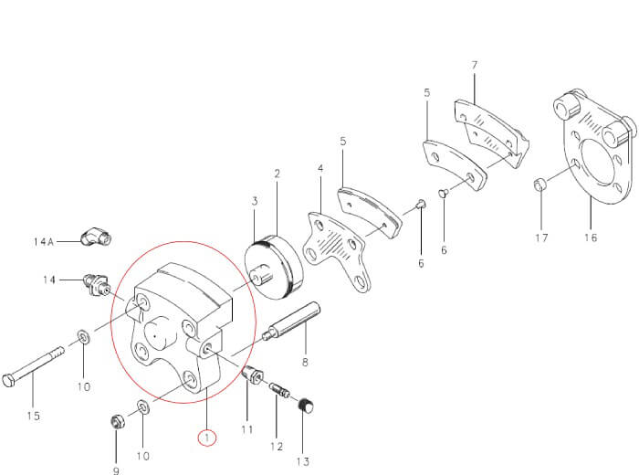 Cleveland Brake Cylinder Assy 091-11900