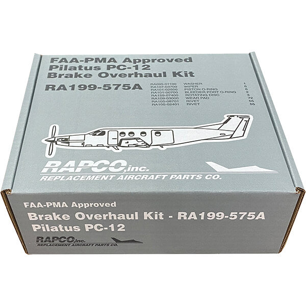 Rapco PC-12 Brake Overhaul KIT RA199-575A