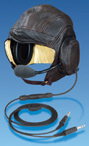 Lynx Micro Pilot Relai Systems Small Leather Helmet