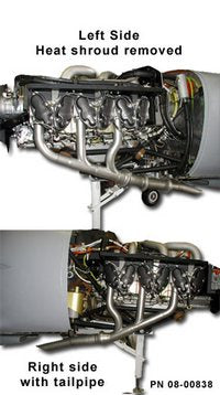 Lancair ES Exhaust SYS 470-550