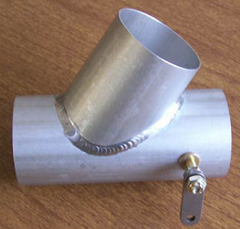 2 Y Tube W/ Shut OFF Valve