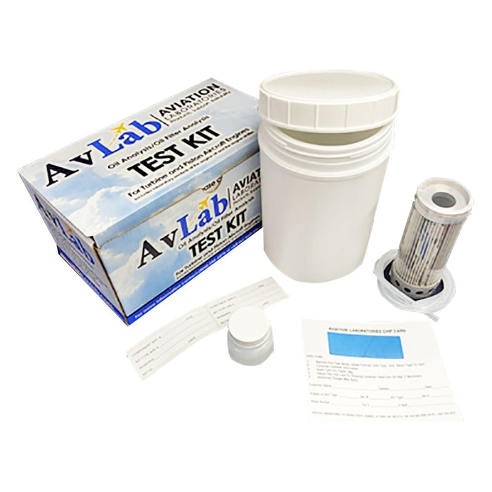 Avlab GA001-OF-PT6 OIL Analysis KIT W/Lab Analysis