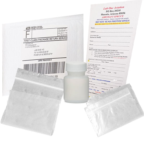 LAB ONE OIL Analysis KIT W/Prepaid Postage