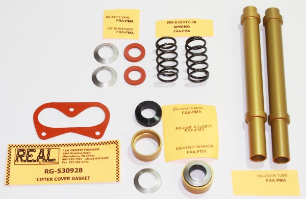 Real Gasket RG-200PR-6 Pushrod Tube KIT - 1CYL (Set OF 6)