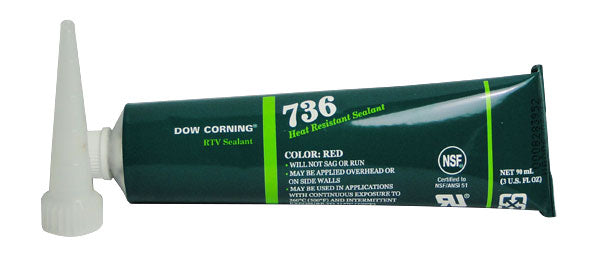 DOW Corning 736 RED Silicone 3 OZ