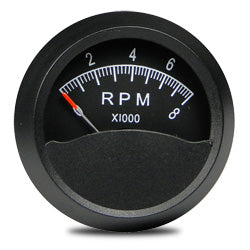 Swift 2 Round Tachometer 0-8000 RPM CDI AND Point Ignition
