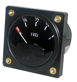Westach 2-1/4 Square Fuel Level 0-5 VDC 2A7V NON TSO