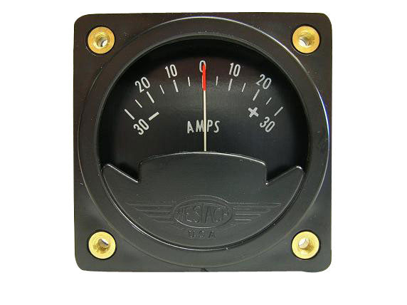 Westach 2-1/4 Square Ammeter -30-0-+30 50MV 2A6-22 NON TSO