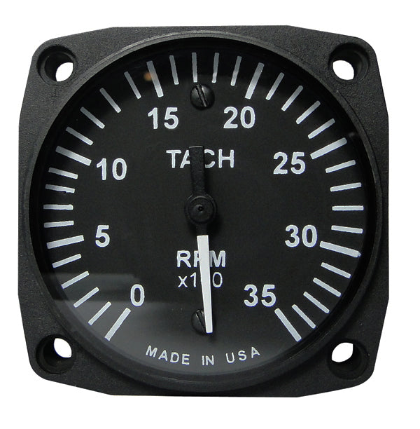 UMA 2-1/4. Electric Tachometer 0-3500 RPM Slick 4C Sender NON TSO