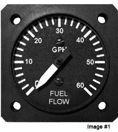 UMA 1-1/4 Fuel Flow Indicator 0-30 GPH NON TSO FT-60