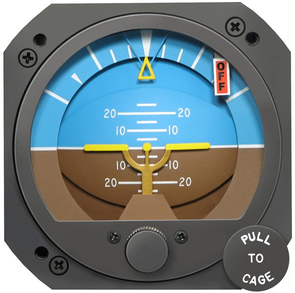 RC Allen 26EK-11 Electric ATT Indicator 0 Degree Tilt TSO