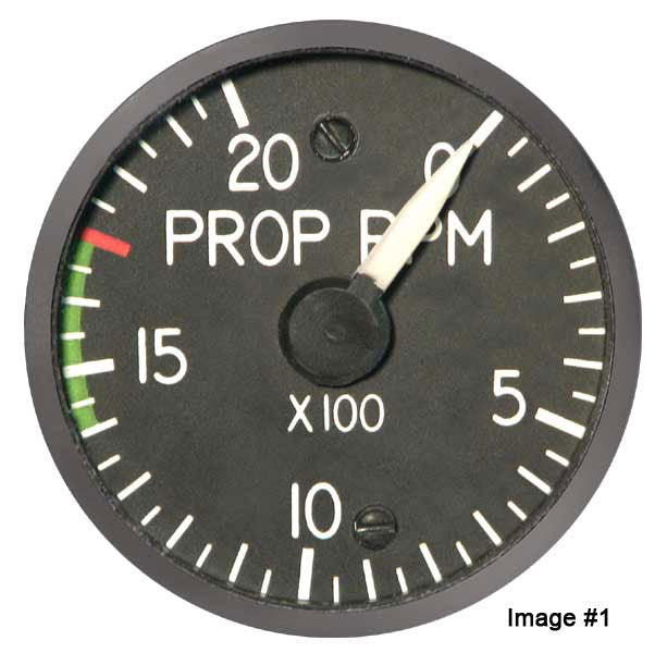 RC Allen 2 Prop Tachometer RCA40A-10