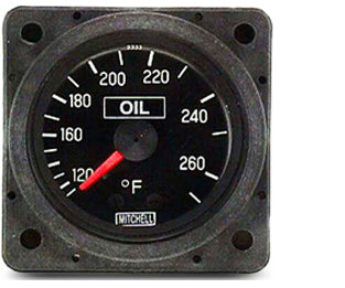 Mitchell OIL Temp Gauge 250F