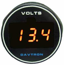 Davtron Model 451A VOLTMETER/1.25 With Remote Sensing RED LED