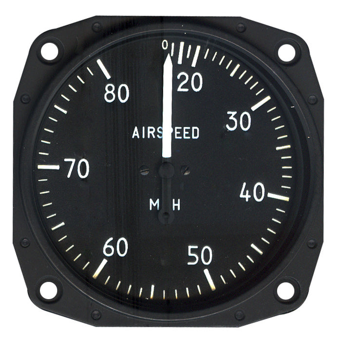 3-1/8 ASI 0-80MPH W/Pitot