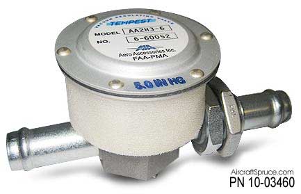Tempest AA2H3-27 NEW Vacuum Regulator
