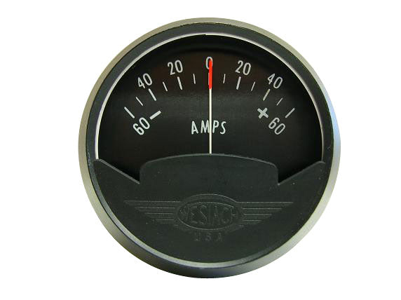 Westach 2 Round Ammeter -60-0-60 50MV 2C6-15 NON TSO