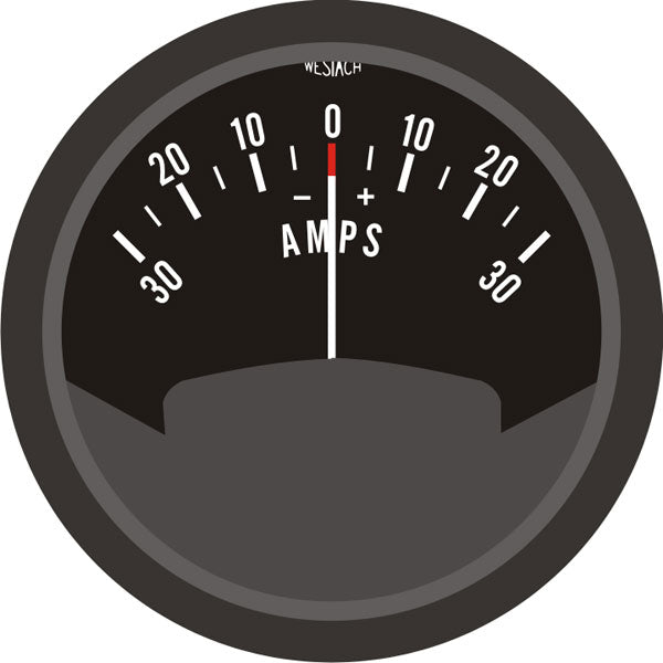 Westach 2 Round Ammeter -30-0-30 50MV 2C6-22 NON TSO