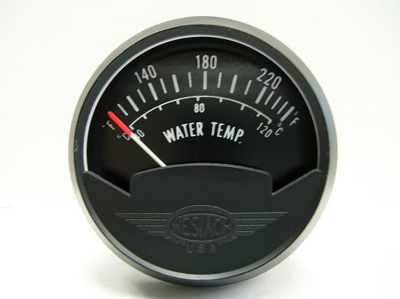 Westach 2 Round Water Temp Gauge 100-260F 2C9-1 NON TSO