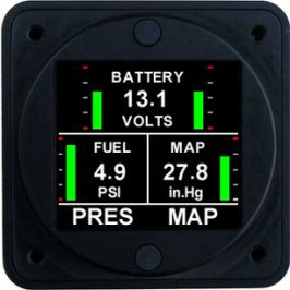 ASL Fuel AND Manifold Pressure W/ Voltmeter KIT FM200VK