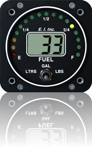 EI 2-1/4 Fuel Level Gauge 1 Channel FOR Magnetic Probes
