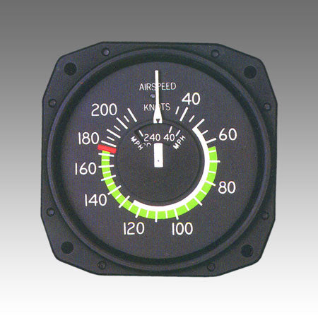 Sigmatek 3-1/8 Restrained Airspeed 40-200MPH 40-170KNT LIT
