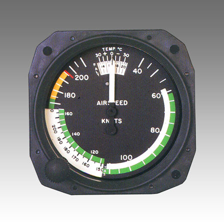 Sigmatek 3-1/8 True Airspeed 40-200KNT 40-240MPH LIT