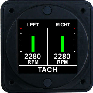 ASL TM202 Dual Tachometer KIT Bendix Single MAG