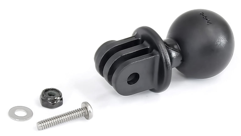RAM 1 DIA Ball With Custom Gopro Hero Adapter