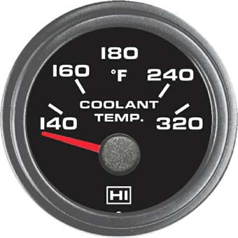 2 Coolant Temp Gauge 140 TO 320 Degree F Lighted