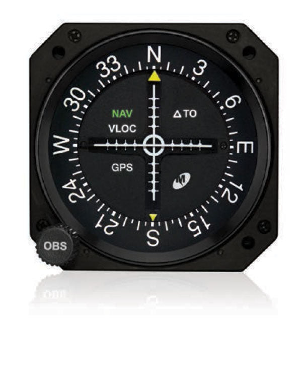 MCI MD200-707 3 CDI Lighted Glideslope AND Course Datum