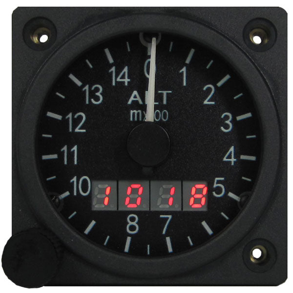 Swift 2-1/4 ALT 0-3000 M 1 Pointer Baro MB Inhg