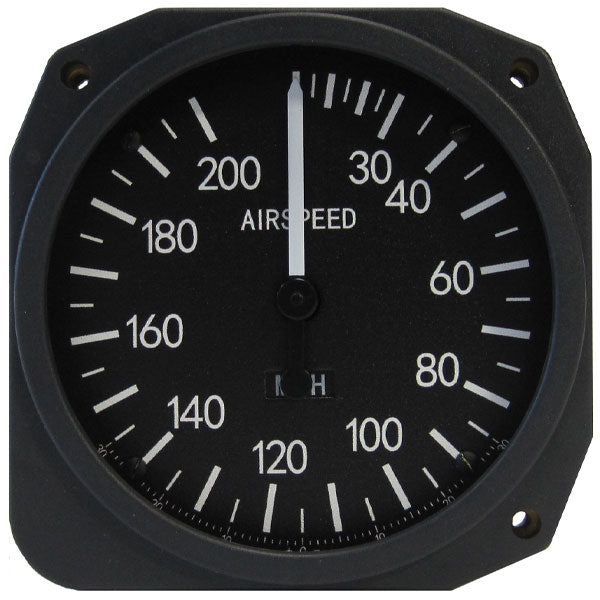 Swift 3-1/8 ASI 0-300 MPH / KPH / KTS