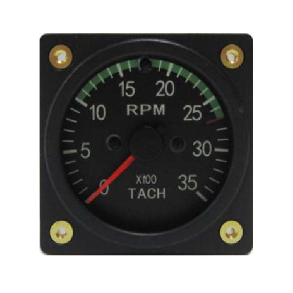 Swift 2-1/4 Engine Tachometer 0-3500 RPM With Hourmeter