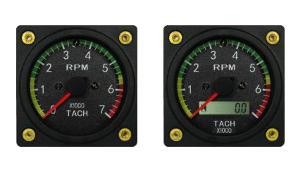 Swift 2-1/4 Rotax 912 914 Tachometer 0-7000 With Hourmeter
