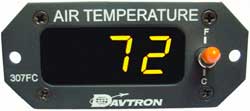 Davtron Model 307FC Outside AIR Temperature F & C Temp. Probe Included